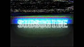 Subscribe Blue Burst Bad Tracking Glitch - VHS EFFECT Royalty Free Stock Footage - VidTii FSF