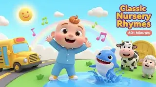 Classic Nursery Rhymes Compilation for Kids | Baby Shark, Wheels on the Bus & More (60+ Minutes)