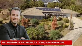 Welcome to 1210 Valentine Ln. Fallbrook, CA | Secluded and Well-maintained