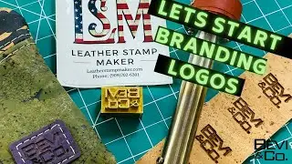 Branding Cork for Bag Brand Logo with leatherstampmaker.com Bevi & Co.