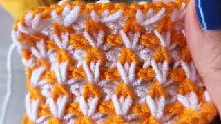 Tunus İnci Deseni Is this the most beautiful Tunisian crochet stitch ever? You decide!