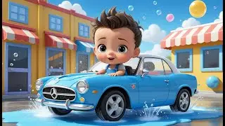 Car Wash Fun | Silly Car Cleaning Song for Kids | Soap, Scrub & Splash Learning Rhyme
