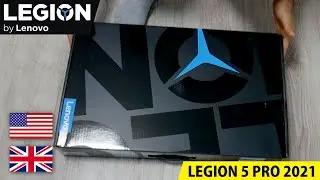 Lenovo Legion 5 Pro 16ACH6H, RAM 32GB 2021 unboxing (English)