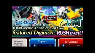 Digimon Links - Mega Festival Capture Summon: WarGreymon X