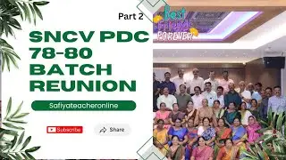 Friendship SNCV PDC 78-80 Batch Reunion memorable event 2 #friendshipgoals #safiyateacheronline