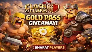 🔴 LIVE  GOLDPASS GIVAWAY WITH RANDOM COMMENT PICKER JOIN FAST  - Clash of Clans Live