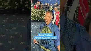 Tems Arrives At the 2025 Met Gala | Billboard #Shorts