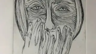How to do printmaking using a zinc plate