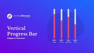 Vertical Progress Bar Widget for Elementor