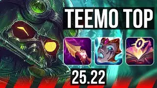 TEEMO vs AATROX (TOP) | 8/0/3, Rank 5 Teemo, 2000+ games, Legendary | NA Challenger | 25.22