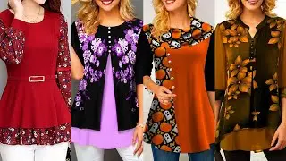 Most beautiful and stylish casual wear top design//Double breasted top