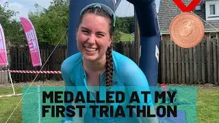 Medalled at my first triathlon | Wee Beltie Triathlon (Crossmichael 2021)