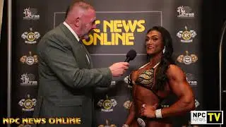 2025 IFBB New York Pro: Tony Doherty Interviews Women's Physique Winner Natalia Abraham Coelho