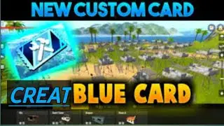 HOW TO CREATE BLUE CUSTOM CARD || FREE FIRE  #totalgaming #createcraftlandmap #custom