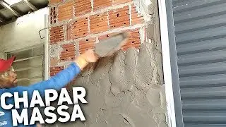 COMO CHAPAR O MASSA NA PAREDE