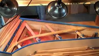 Harpsichord Making - Soundboard Installation II