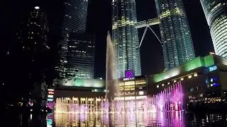 KLCC musical fountain