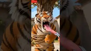 Fat Cat and Tiger&rsquo;s Epic Revenge 😺🐯 | Funny AI Animation | মোটা বিড়াল আর বাঘের চরম বদলা! 😺🐯
