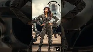 India Female Rafale Fighter Jet pilot #military #india #rafale fighter jet #ai