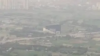 Landing in Delhi - Vistara 707 Chandigarh to Delhi - Chintels Corporate Park