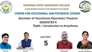 Introduction to Anesthesia