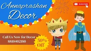 Stunning Annaprashan Decoration by Manzil Event | First Rice Ceremony Ideas #viral #manzilevent