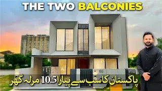 10.5 Marla Minimalistic Designer House | Back Open Prime Location | Bahria Town Islamabad Rawalpindi