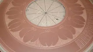 Relief carving a thrown and stained clay mirror frame