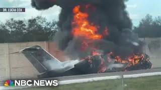 NTSB investigates deadly plane crash on Florida highway