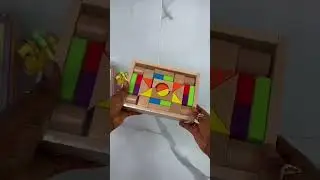 30pc Wooden Building Block Set for Kids