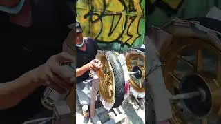 cat velg motor Vario warna gold 9123 Diton premium.