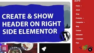How to Create & Display Right Side Header in Elementor WordPress | Optimize Your Site Layout!