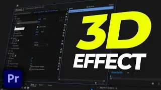 Basic 3d Screen Effect - Premiere Pro Easy Tutorial
