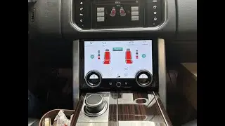 Range Rover Vogue L405 mounted LCD air conditioning screen video