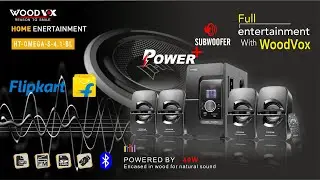 WOODVOX OMEGA Small 4.1 Multimedia Bluetooth Home Theater Speaker System Flipkart | #HOMETHEATER
