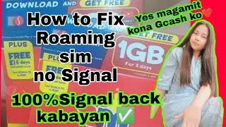 How to Roaming smart Number Signal Abroad|#OfwRoaming #tmsmartroaming #Roamingsimcard