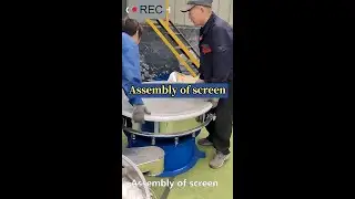 Assemble the rotary vibrating screen sieve