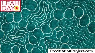 Get Lost Free Motion Quilting this Intense Pebble Maze Pattern