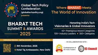 Bharat Tech Summit & Awards 2025 | Event Promo Video | Global Tech Policy Confederation