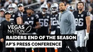 Antonio Pierce's end of the season press conference