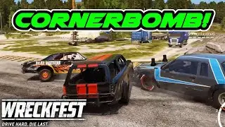 FIRST CORNER BOMB! Wreckfest Multiplayer Online with friends | Crashes and Funny moments | 2021
