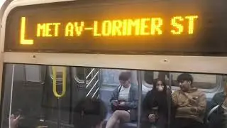 Metropolitan Ave Lorimer Street Bound L Train From Graham to Lorimer (04/20/24)