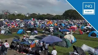 Camping, makeshift tents set up as members stay for Day 2 of INC rally | INQToday