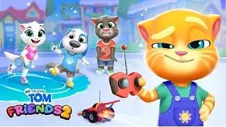 Talking Tom Friends 2 Ginger Gameplay  &ndash; Mini Games & New Update 2025 - Tom family 2