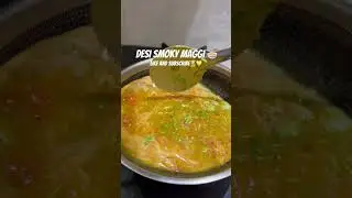 Desi Smoky Maggi!!🍜💛 #trending #food #cooking #viral #shorts #maggi #recipe #india #foodie #love
