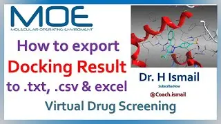 Как экспортировать результаты стыковки в TXT, CSV и Excel в MOE | Полное пошаговое руководство | ...