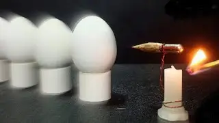 Home Made Rocket 🚀 || egg target || Egg vs Bullet #Experiment