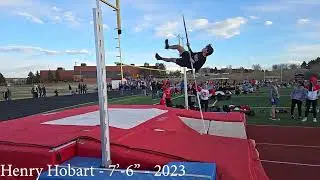 Grandview High School 2023 Pole Vault Team Progression