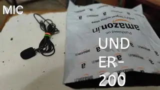generic mic unboxing (quality is best under-200)from Amazon