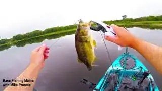 EP. 40 Bass Fishing Maine Medomak and Hosmer Pond Another New PB!